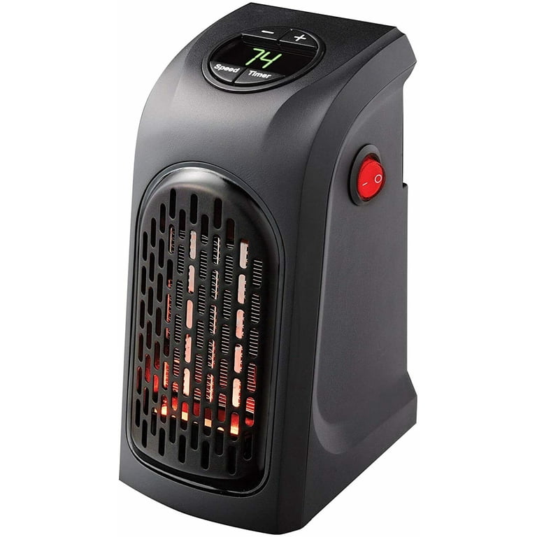 Handy Heater Wall-Out Electric Space Heater Deluxe with Remote, Ontel -  Walmart.com