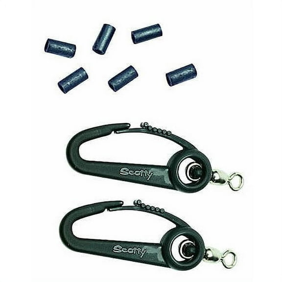 Scotty 2 Lead Weight Swivel Hooks and 6 Wire Connectors