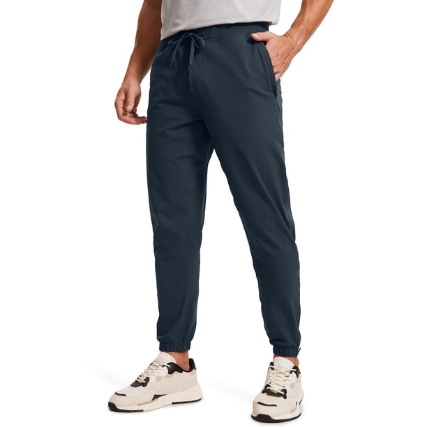 Pantalones CRZ YOGA Joggers Stretch para Hombre 32" Azul Marino Talle S