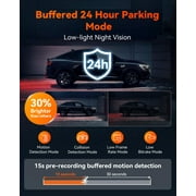 Vantrue 2.7K Dual Dash Cam, STARVIS 2 HDR, 1440P 60FPS, GPS, Voice Control, 24/7 Parking, 512GB Max