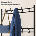 thumbnail image 2 of Coat Hat Rack Shoe Storage Shelf, 2 of 8