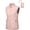 Soft Pink, variant on Women's Packable Lightweight Puffer Vest with Recycled Insulation for Running Hiking Gray XL