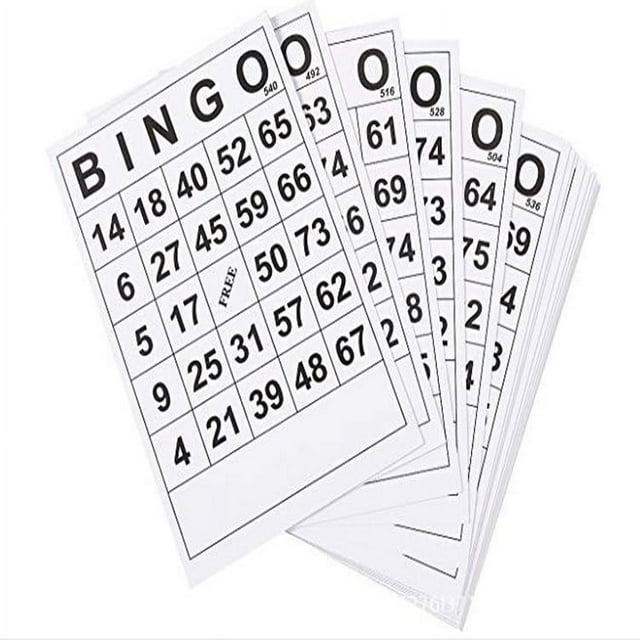 1 Set Paper Bingo Cards Set Bingo Game Kit For Family Gatherings And Parties Bingo Game Cards And Plastic Chips Enhances Number Recognition