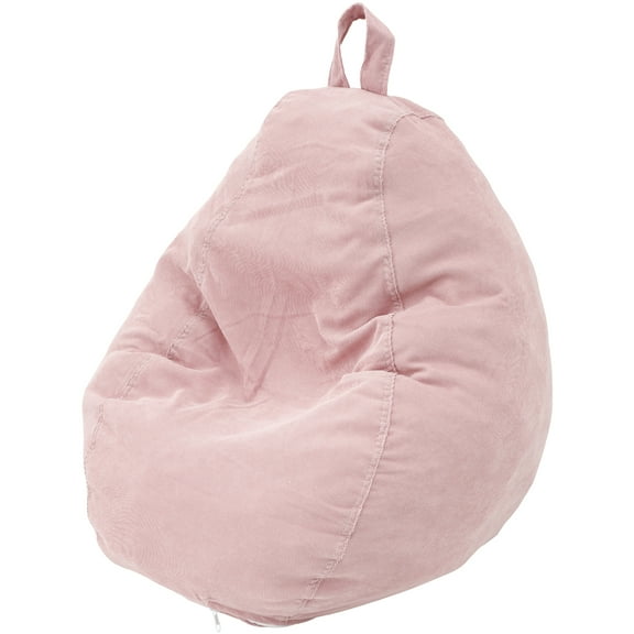 Bean Bag Chair Cover Soft Corduroy Bean Bag Cover Plush Toys Organizer Holder Comfortable Beanbag Chairs Cover with Handle Stuffed Animal Bean Bag Storage for Kids Adults Plush Toys