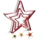 thumbnail image 1 of Set of 3 star-shaped cookie cutters for sandwich cookies fondant cake stainless steel star-shaped cutters Cheese, 1 of 4