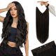 thumbnail image 1 of YoungSee Extensiones de cabello humano con alambre, extensiones de cabello con alambre marrón, extensiones de cabello humano real, extensiones de cabello con alambre marrón, extensiones de cabello hum, 1 of 5