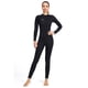 thumbnail image 3 of Sela de buceo 3mm de traje de neopreno SCR Traje de buceo de neopreno de una pieza Traje de surf cuerpo completo para buceo Snorkeling Surfing Natación Negro M seitruly OD003294-09, 3 of 7