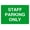 Color 4375, variant on Staff Parking Only Sign Parking Signs & Permits Metal Sign Tin Sign 8x12 Inch - Caution Safety Warning Security Signs Indoor & Outdoor Signs for Home, Office, Work