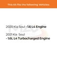 thumbnail image 2 of Max Advanced Brakes - Brake Kit for 2020 2021 Kia Soul 1.6L Front Replacement Geomet Coated Disc Brake Rotors and Ceramic Brake Pads, 2 of 9