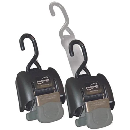 トランサムタイダウンベルト 自動巻き ステンレス製 2本セット BoatBuckle ボートバックル F14256