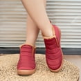 thumbnail image 4 of Fesfesfes Women's Shoes Snow Boots Winter Low Snow Boots Thick Soles Padded Winter Warm Cotton Shoes Plus Size Women's Shoes Boots For Women 7.5(40), 4 of 6