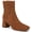 Dark Chestnut Brown, variant on Women's Christine Dress Bootie Dark Chestnut Brown Suede 9M