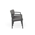 thumbnail image 4 of Lenox Steel Reception Waiting 3-Seat Sofa / Charcoal Steel / Light Gray, 4 of 5