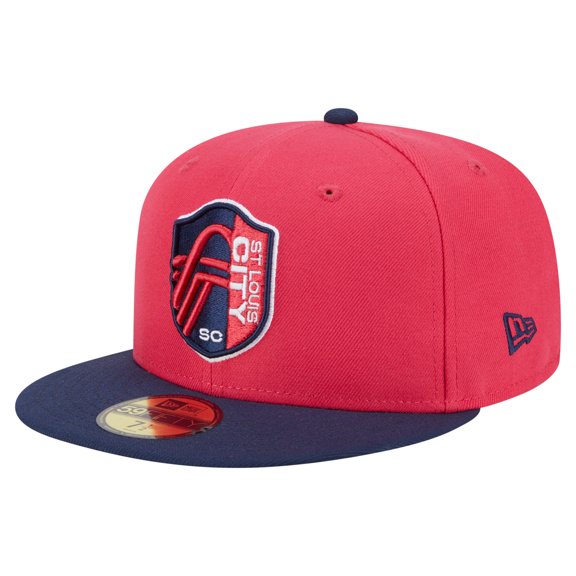 Men's New Era Red St. Louis City SC 2025 Kickoff 59FIFTY Fitted Hat