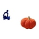 thumbnail image 5 of Figura Humana De Pensador Abstracto, Estatua De Calabaza, Almohada, Escultura, Adorno Decorativo De Peluche, Colección Para Oficina, Bar, Boda, Dormitorio, Decoración De Habitación, 5 of 8