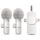 thumbnail image 1 of Micrófono Lavalier inalámbrico PQRQP 3 en 1 para iPhone, color blanco, 1 of 8