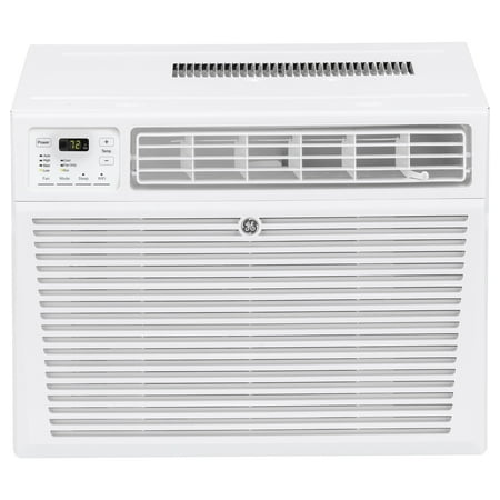 GE 8,000 BTU 115-Volt Smart Room Air Conditioner with Remote for Rooms up to 350 sq ft, AEG08LZ, White