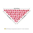 thumbnail image 6 of Pet Artist Dog Bandana Soft Smooth Triangle Bibs Washable Neck Scarfs Accessories Gift, 6 of 12