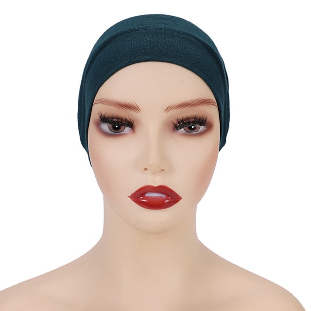 Gorra cilíndrica monocromática modal, gorra de base, gorra de cuello de mujer de algodón mercerizado de alta elasticidad