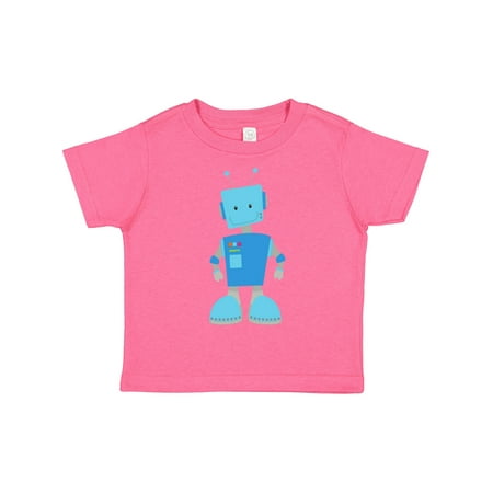 

Inktastic Cute Robot Funny Robot Silly Robot Blue Robot Gift Toddler Boy or Toddler Girl T-Shirt
