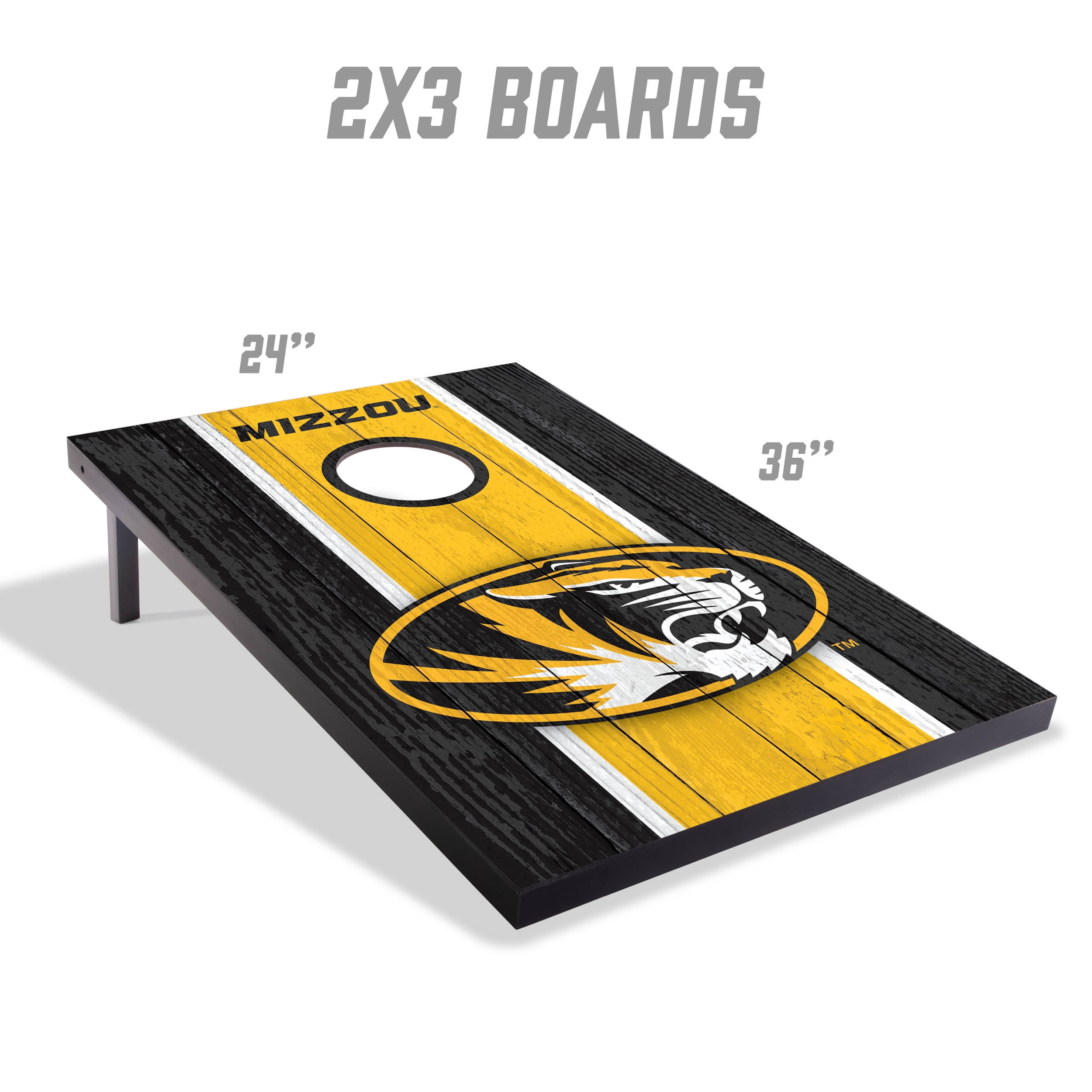 Missouri Tigers 2x3 MDF Cornhole Game Set