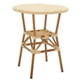 thumbnail image 3 of Safavieh California Aluminum and Wicker Outdoor Patio Bistro Table, 3 of 7