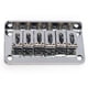 thumbnail image 3 of Básico 78*42mm (puente fijo de guitarra rígida para guitarra eléctrica estilo Fender de 6 cuerdas, cromado), plateado, 3 of 5