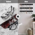 thumbnail image 4 of Acrylic Sunglasses Storage Organizer Sunglasses Stand Wall Hanging Eyeglasses Holder Eyewear Display Rack Home Decor Clear, 4 of 5