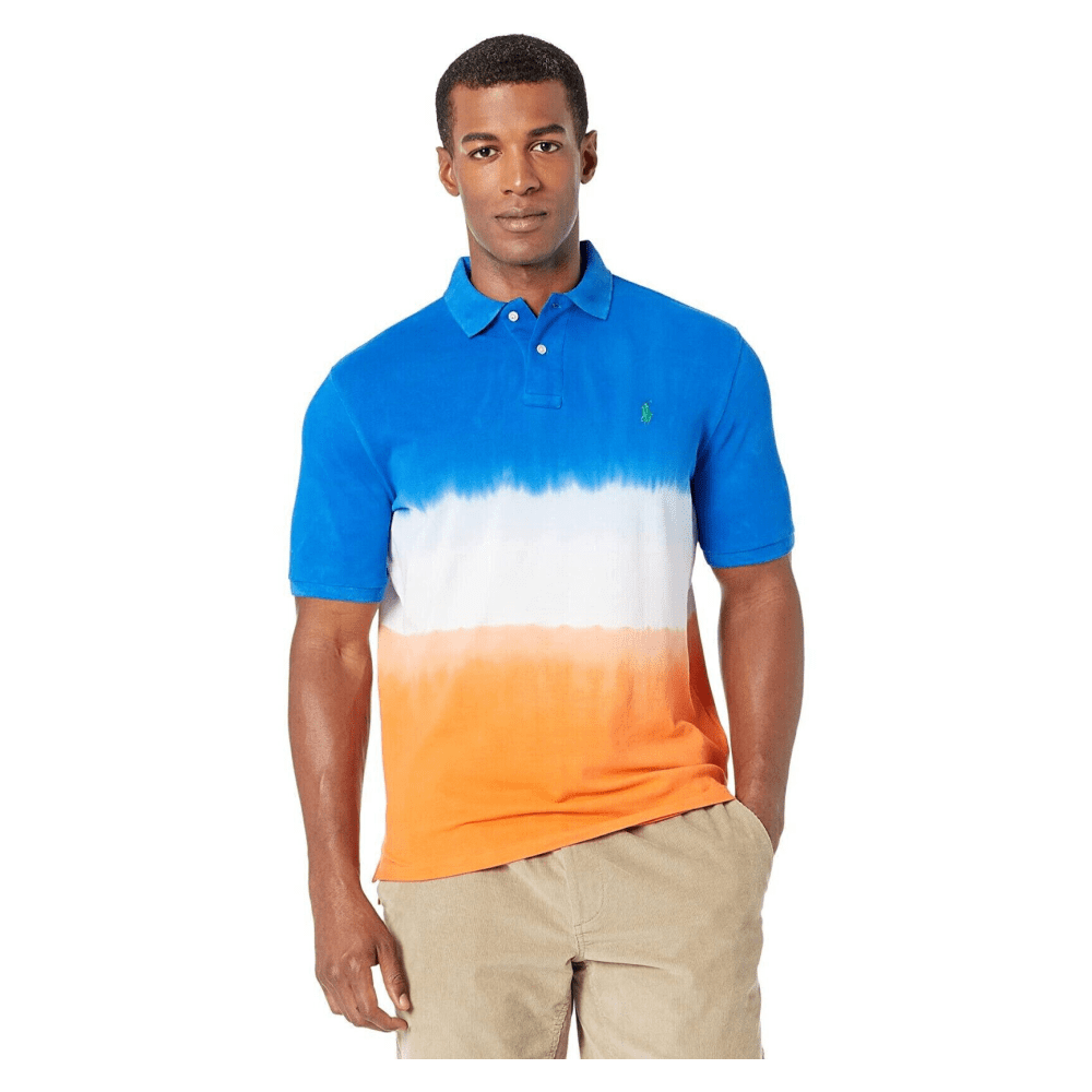 $138 Polo Ralph Lauren Men's Classic-Fit Tie-Dye Mesh S/S Polo