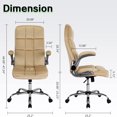 Home Office Chair Executive Chair Fabric Computer Desk Chair High Back
