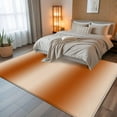 thumbnail image 5 of Burnt Orange Ombre 5x8 Area Rugs, Farmhouse Orange Gradient Modern Art Non-Skid Rubber Backing Large Rectangle Rugs - Living Room Bedroom Home Office, Indoor Floor Mat Carpets Washable Rug, 5 of 9