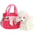thumbnail image 1 of Aurora World Transporteur pour Animal de Compagnie - 8 Pouces Pois Roses Fantaisie, Multicolore, 1 of 4