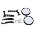 thumbnail image 2 of Roues d'Entraînement de Vélo, 100kg Portant le Cadre en Acier Roulant des Roues Auxiliaires Stables Hautement Compatibles avec les Supports pour les Débutants Noir, 2 of 8