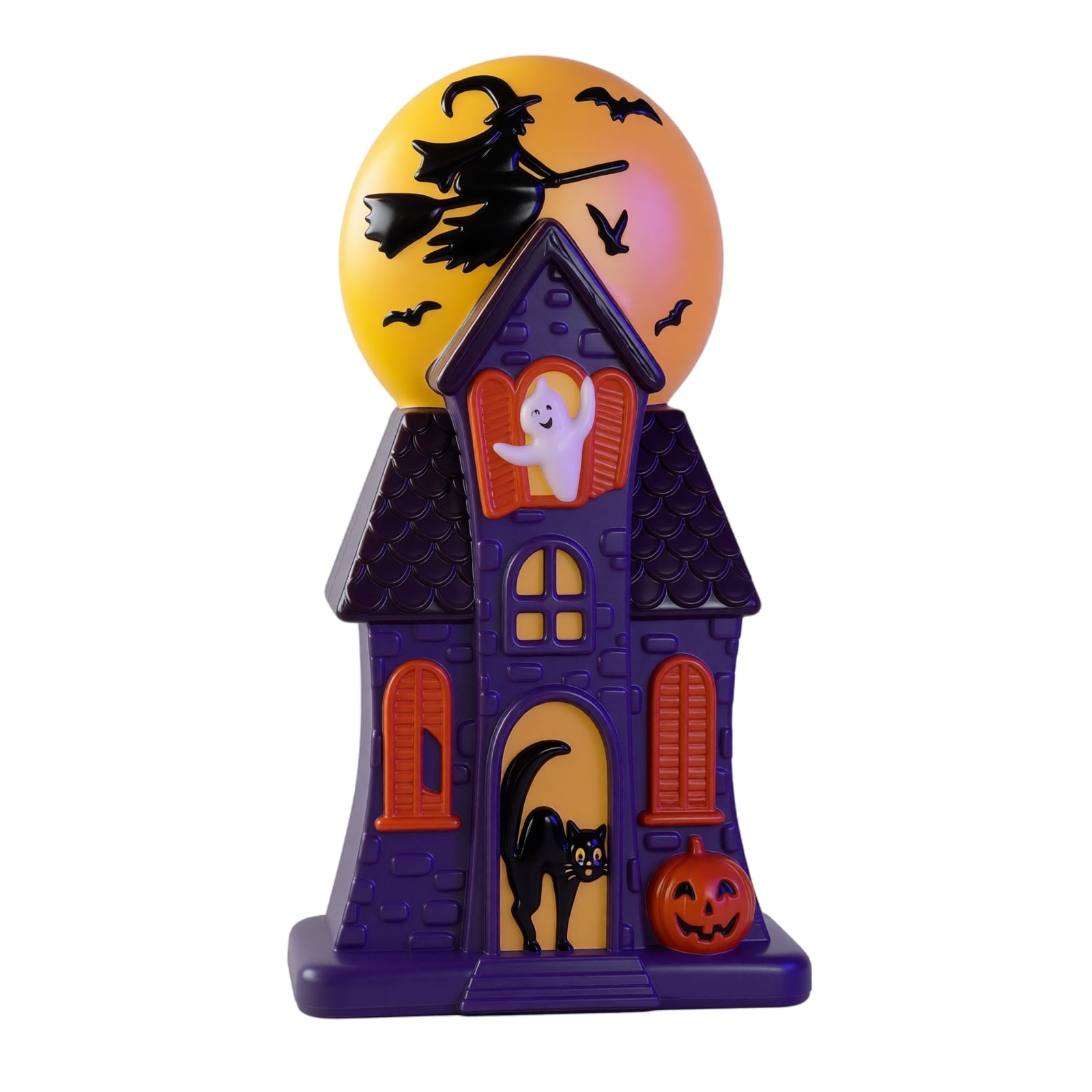 2026 New Summerween Haunted House Blow Mold Light with Bat Witch