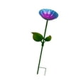 thumbnail image 4 of Baño para Pájaros, Cuenco de Baño de Metal con Forma de Flor, Comedero Resistente con Soporte para Estacas para Patio, Jardín Y Decoración Al Aire Lib Violeta azul, 4 of 8