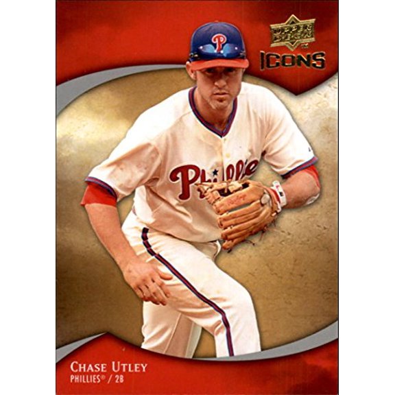 Collectible 2009 Upper Deck Icons #20 Chase Utley MLB Baseball Trading Card