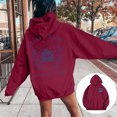 thumbnail image 2 of WILLBEST Sudadera con Capucha para Mujer, Ligera, Estilo Pullover, con Estampado Otoñal E Invernal Mediana, 2 of 5