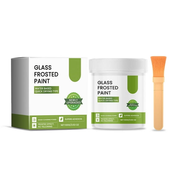 on Outdoor Living ABPWLY Glass Paint Matte Frosted Glass Lacquer Wear-Against Rays Protection Glass Frosted Paint with Brusher 100ml Holiday Gifts Fall Shop