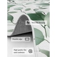thumbnail image 3 of Green Plant Area Rug for Bedroom 3x5 Ft Watercolor Eucalyptus Leaf Farmhouse Super Soft fuzzy Throw Rug Non-Slip Fluffy Plush Indoor Floor Carpet for Living Room Nursery Home Decor, 3 of 8