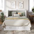 thumbnail image 3 of AFI Southampton Murphy Moderne en Bois Massif Lit Double Coffre avec Matelas Blanc, 3 of 20