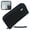 Black, variant on Fosmon Passport Holder for Travel, Slim Travel Document Lightweight Organizer Case Cover with ID & Credit Card Pockets for Men and Women, Black