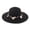 Black, variant on Adult Women Fashion Straw Beach Hat Foldable Casual Wide Design Light Head Accessory for Pool Side and Outdoor Black Sun