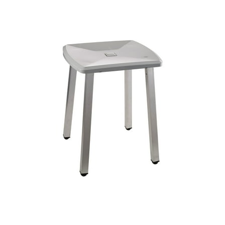 Shower Stool Bench - Bathroom Seat for Shower, Tub, Sink - HomeStock Coastal Cool