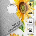thumbnail image 2 of 4x6 Rug, Sunflower Rug, Daisy Yellow Flower Rugs for Living Room Bedroom, Girls Spring Floral Carpet, Washable & Non Slip & Soft Low Pile Large Indoor Area Rug, Sunflower Home Decor & Gifts, 2 of 7