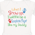 thumbnail image 4 of Inktastic Saxophone Player Like Daddy Boys or Girls Long Sleeve Baby Bodysuit, 4 of 5