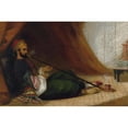 thumbnail image 3 of Adelaide Claxton 24x17 Black Modern Framed Museum Art Print Titled - A Turk Smoking a Tchubuk, 3 of 5