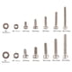 thumbnail image 2 of Kenally 320 unids/set M2 M3 tornillo de cabeza plana inoxidable tornillos tuercas arandelas sujetador surtido Kit Herramientas de reparación de automóviles, 2 of 6