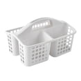 thumbnail image 2 of HEVIRGO Bathroom Storage Basket Divided Grid Design PP Plastic Portable Hollow Home Organizer, 2 of 8