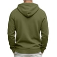 thumbnail image 4 of Yyuenw Hoodies for Men Quarter Zip Long Sleeve Pullover Casual Loose Fit Athletic Drawstring Hooded Sweatshirts with Pocket, 4 of 7