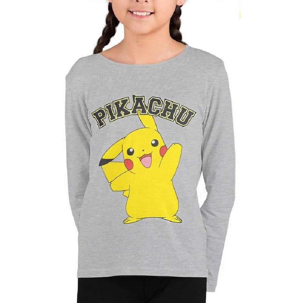 Official Merchandise Gamer Top Gift Idea for Girls Pokemon Pikachu 025 Girls T-Shirt Toddler 